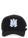 Amiri Outline Brim Cap For Men In Black