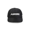 Amiri Sport Cap With Curved Brim And Vents In Black