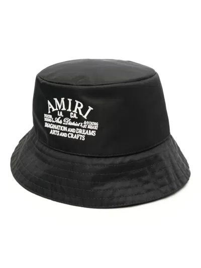 Amiri Arts District Bucket Hat In Black