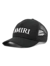 Amiri Core Logo Trucker Cap In Black