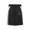 Amiri Quad Panel Side Stripe Tailored Shorts In Black