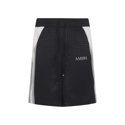 AMIRI MEN BLACK LOGO SHORT, M LUXURY ACTIVEWEAR FOR MEN DARVEYS