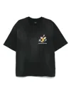 Amiri Eagle Crystal Embellished Oversize Graphic T-shirt In Black
