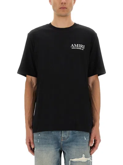 AMIRI AMIRI BLACK LOGO T-SHIRT