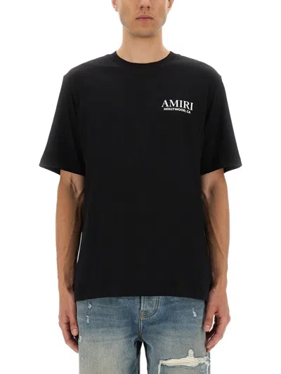 AMIRI BLACK LOGO T-SHIRT