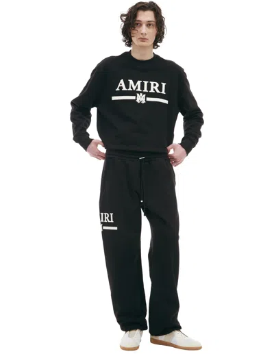 Amiri Black Logo Trousers