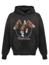 Amiri Graphic Print Hooded Sweater Kangaroo Pocket