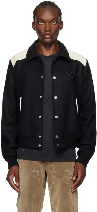 Amiri Black Ma Band Bomber Jacket