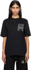 Amiri Black 'ma' Bandana Silk Applique T-shirt In Black
