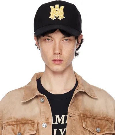 AMIRI BLACK MA CANVAS CAP