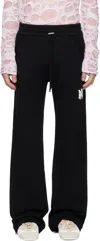 Amiri Black Ma Core Logo Lounge Pants In Multi