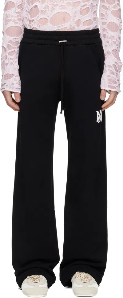 Amiri Black Ma Core Logo Lounge Pants