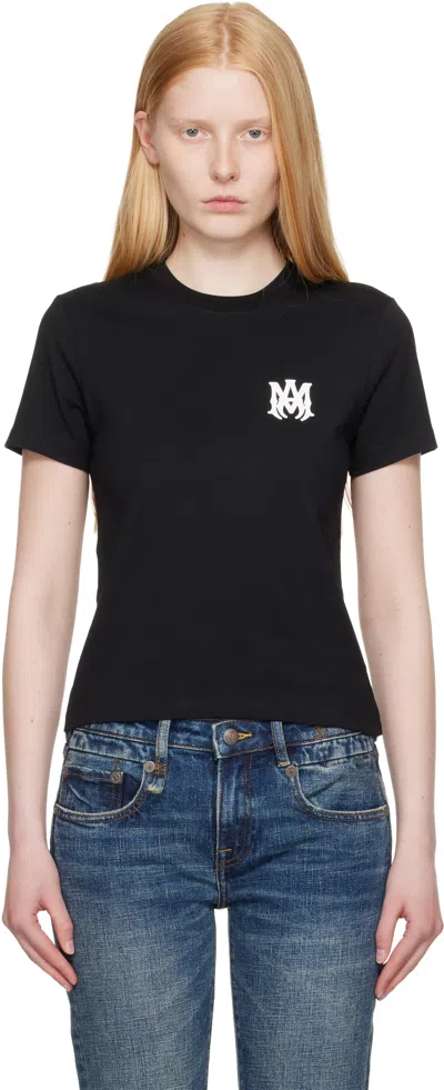 AMIRI BLACK MA CORE LOGO T-SHIRT