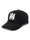 Amiri Ma Icon Embroidered Baseball Cap In Black