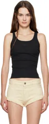 Amiri Stretch Tank Tops Black In Black