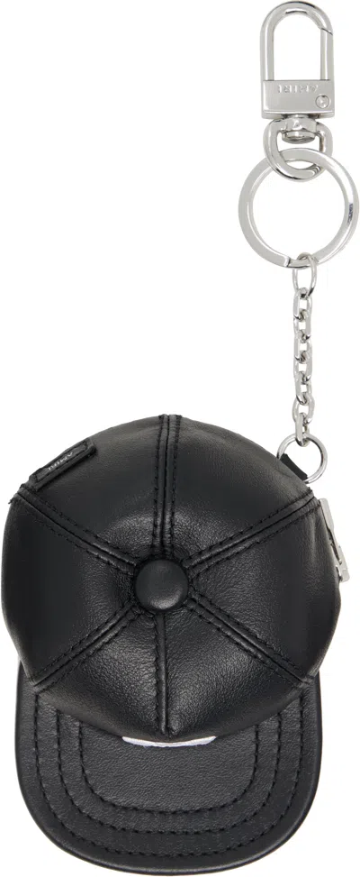 Amiri Black 'ma' Hat Keychain