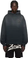Amiri Black 'ma' Hollywood Oversized Hoodie In Black