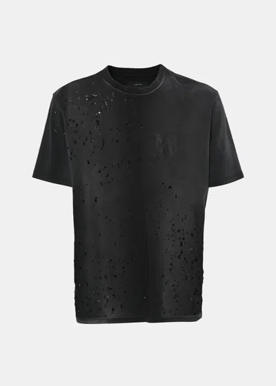 Amiri T-shirts In Faded Black