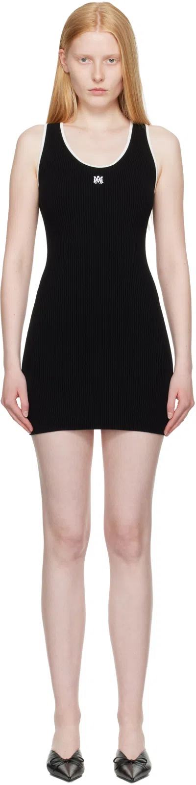 AMIRI BLACK MA MINIDRESS