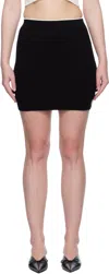 Amiri Black Ma Miniskirt