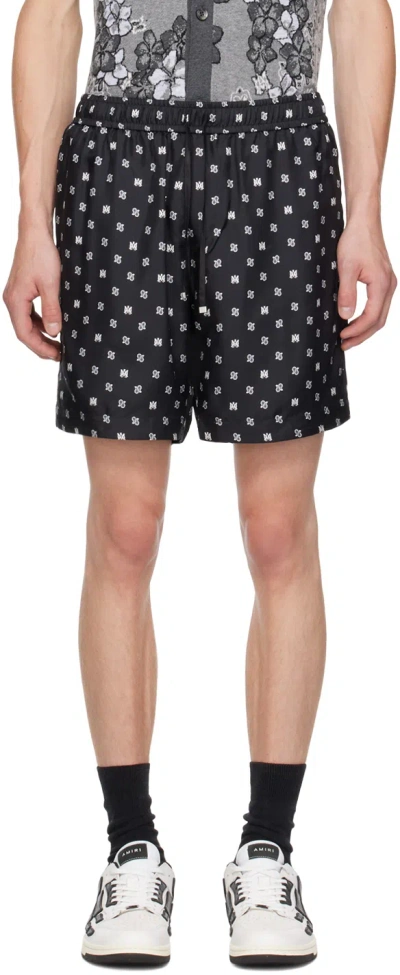 AMIRI BLACK MA PAISLEY SHORTS