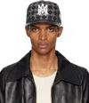 Amiri Black Ma Quad Denim Cap