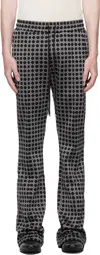Amiri Black Ma Quad Flare Track Pants In Black