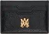 Amiri Black Ma Quad Leather Card Holder