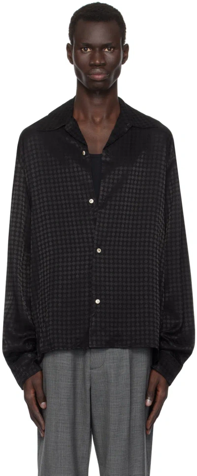 Amiri Black Ma Quad Long Sleeve Shirt