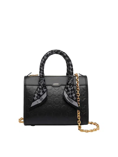 Amiri Black Ma Quad Micro Triangle Handbag