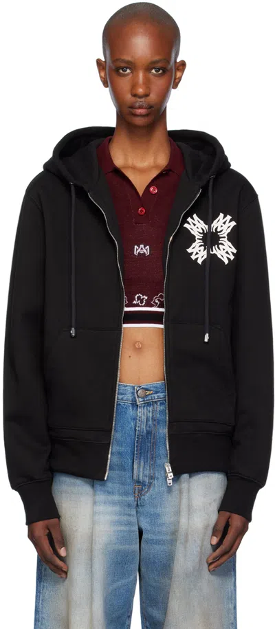 Amiri Black Ma Quad Zip Up Hoodie