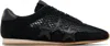 Amiri Black Mesh Pacific Flat Sneakers In Black