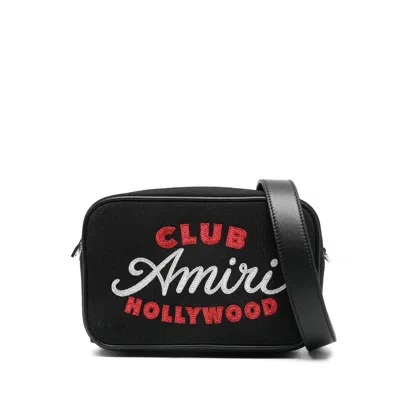 Amiri Black Messenger Bags Men