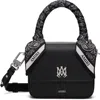 Amiri Adjustable Strap Bandana Detail Micro Ma Bag Top Handle