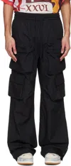 Amiri Black Multi Pocket Cargo Pants In Black