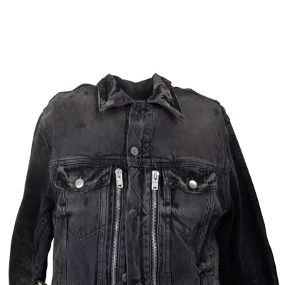 Amiri Black Mx2 Trucker Jacket