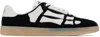 Amiri Pacific Bones Sneakers In Leather In Black