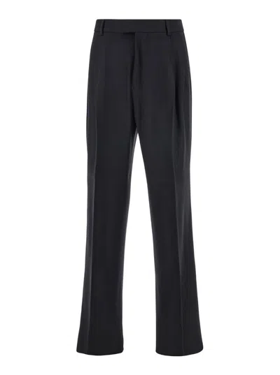 AMIRI BLACK PANTS WITH BELT LOOPS AND FRONT PENCES