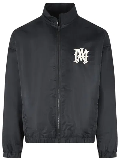 Amiri Black Polyamide Jacket Men In Blue