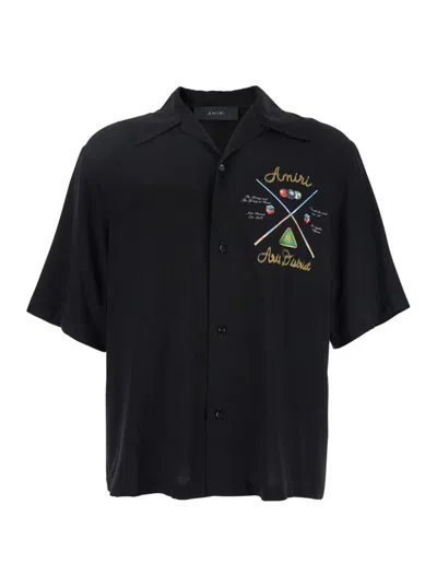 AMIRI BLACK POOL CUE SHIRT