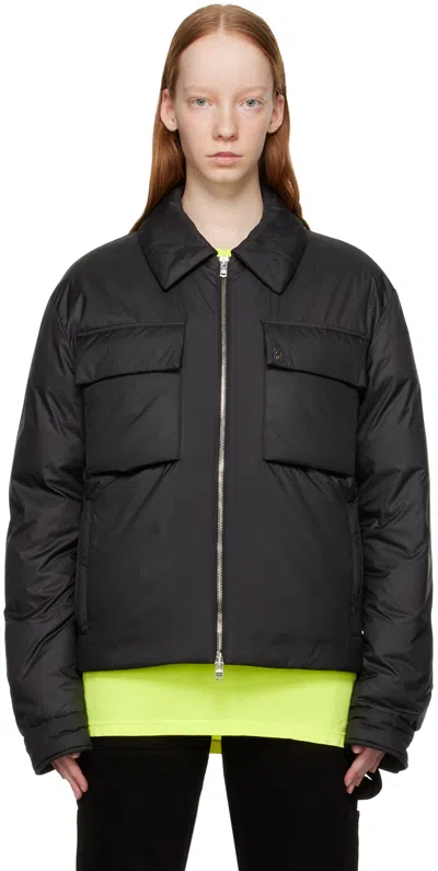 Amiri Black Printed Down Jacket