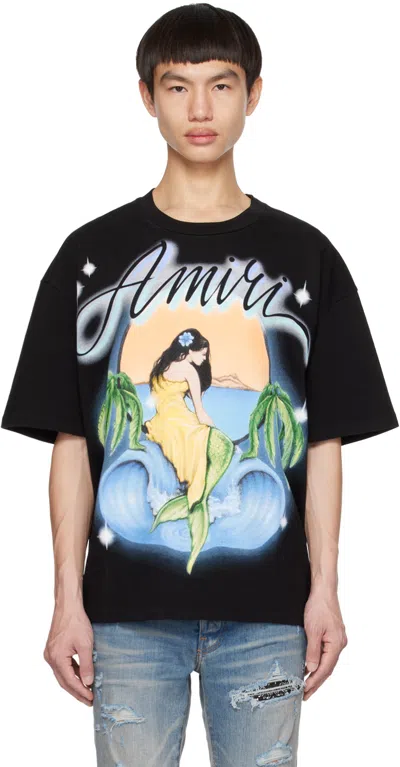 Amiri Black Printed T-shirt