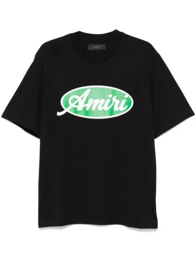 AMIRI AMIRI BLACK RELAXED-FIT T-SHIRT WITH STRIKING LOGO