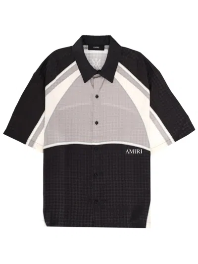 Amiri Ma Quad Panel Short-sleeve Shirt In Multi