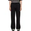 Amiri Black Relaxed Pull On Sweatpants In Black