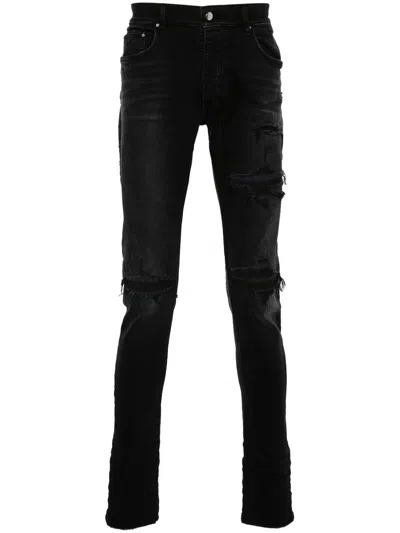 AMIRI RIPPED SKINNY JEANS - MEN'S - COTTON