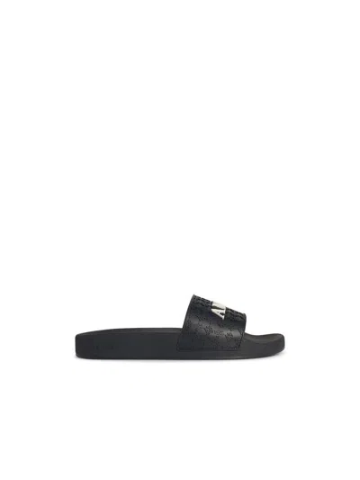 Amiri Black Rubber Slippers