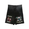 Amiri Embroidered-design Shorts In Black