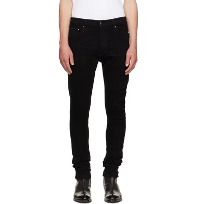 Amiri Stack Jeans In Black