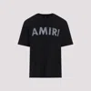 Amiri Logoed T-shirt In Black